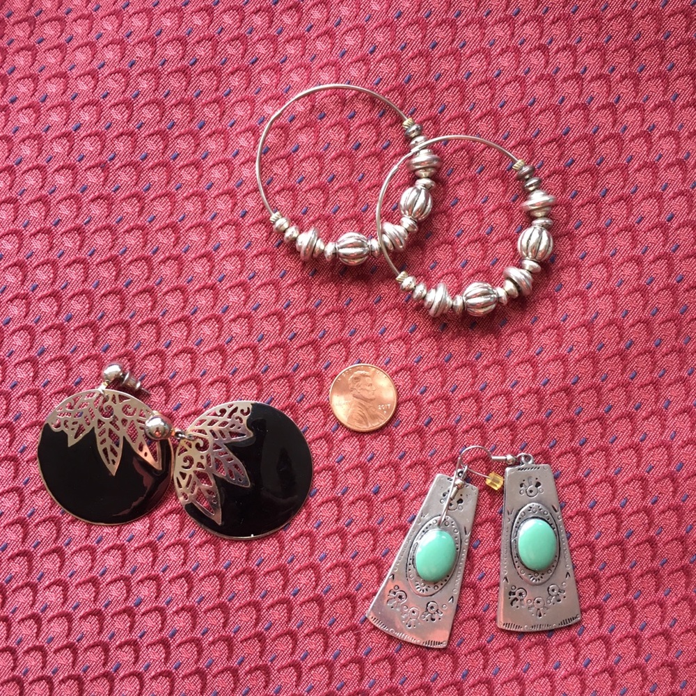 Pierced earrings